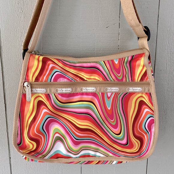 LeSportsac Multicolor Swirl Classic Hobo - Picture 3 of 10